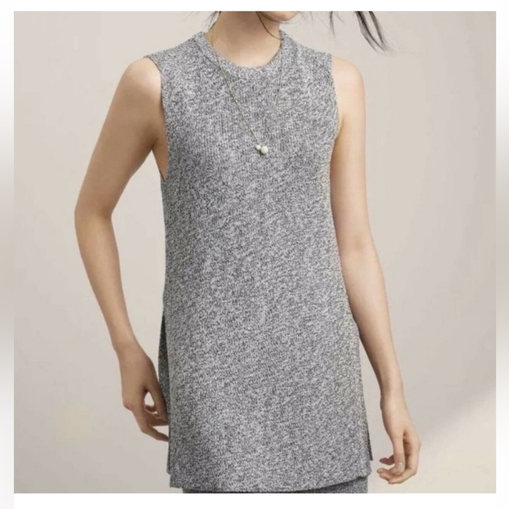 Wilfred Palmier Sleeveless Long Top Side Slit